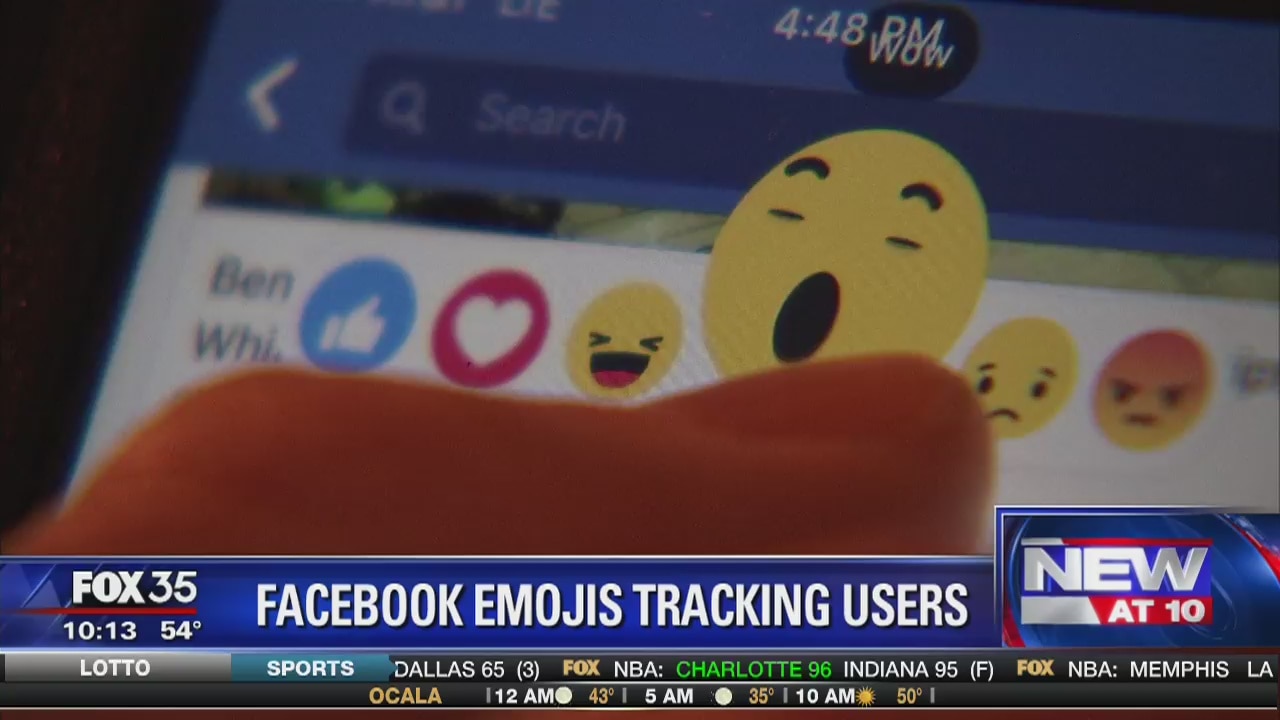 Facebook emojis tracking users