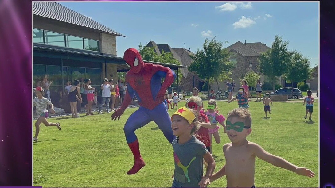 Denton Spider-Man hopes to help heal Uvalde