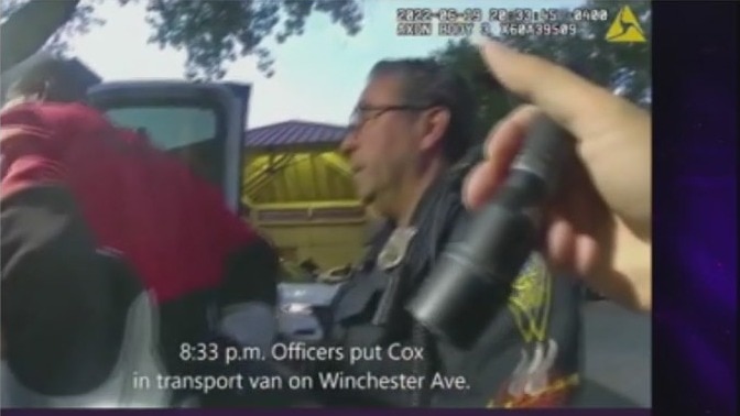 Man paralyzed after hitting head in police van