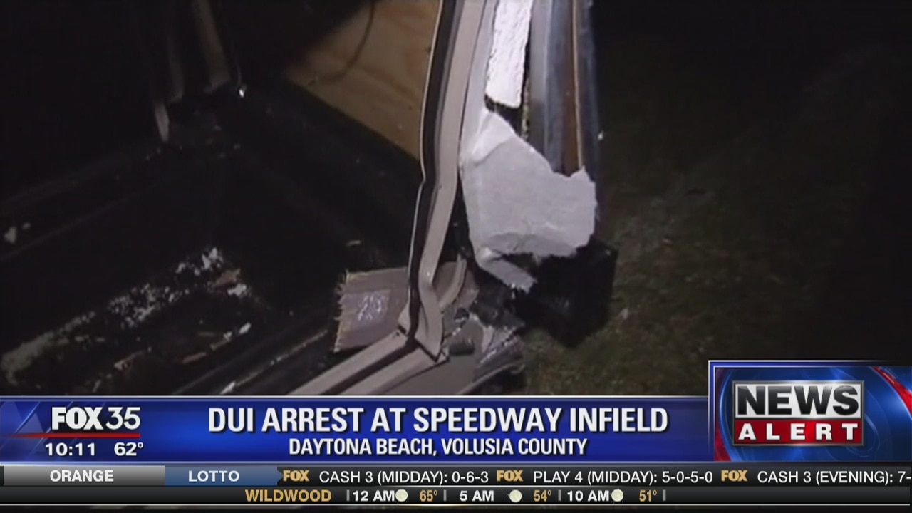 DUI arrest at Speedway infield