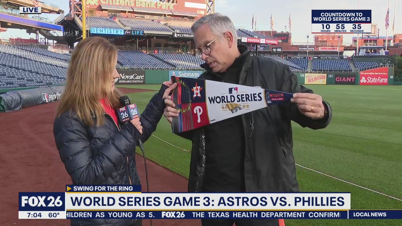 FOX 26 team at Citizens Bank Park ahead of World Series Game 3