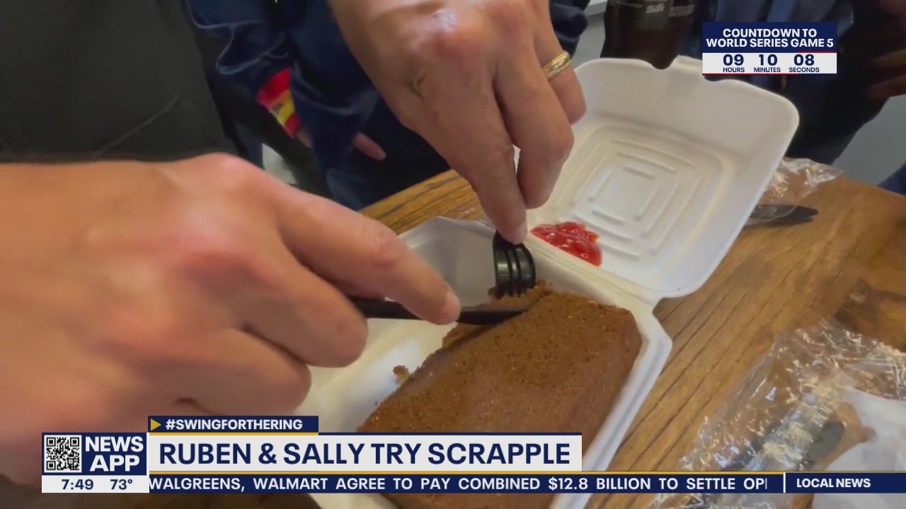 What is scrapple? Ruben & Sally try it in Philly