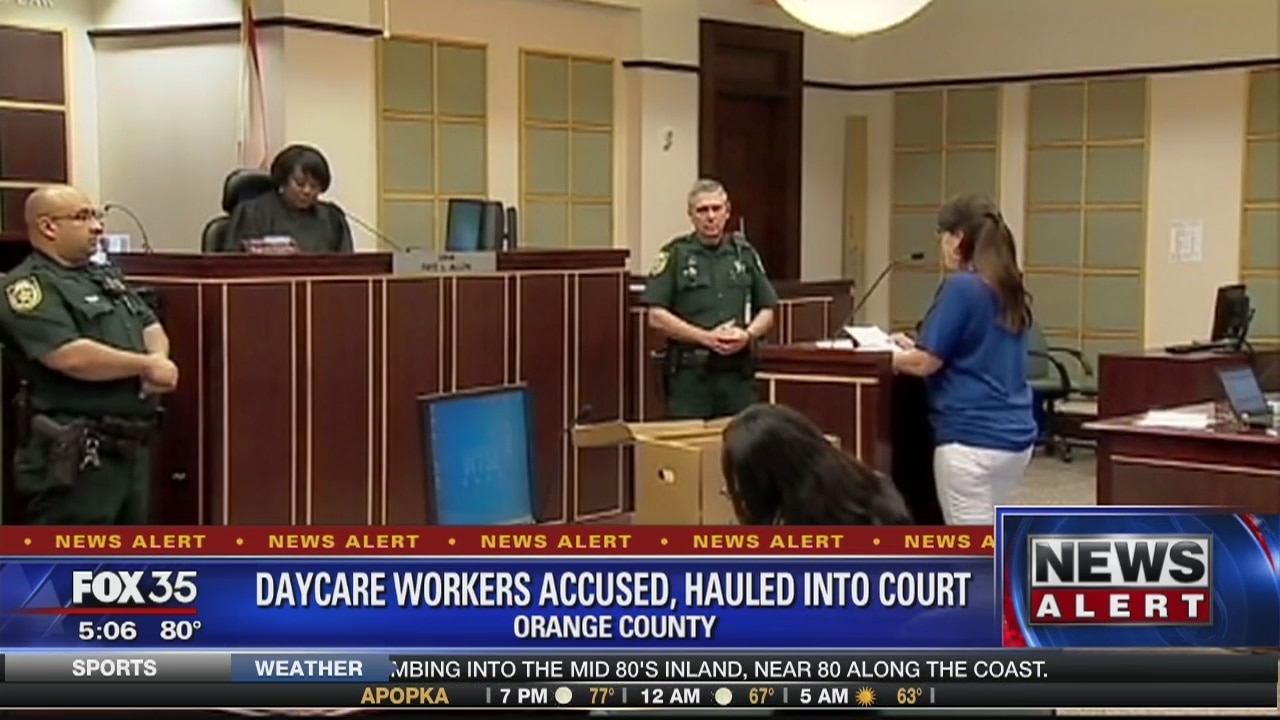 Daycare workers in court