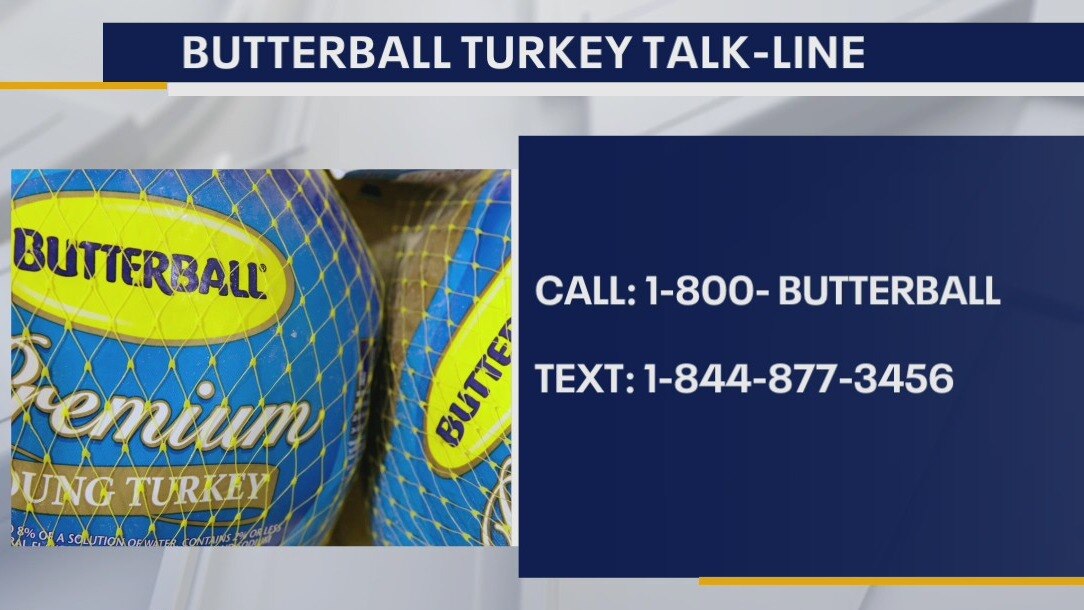 Butterball Turkey Talk-Line is now open for 2022