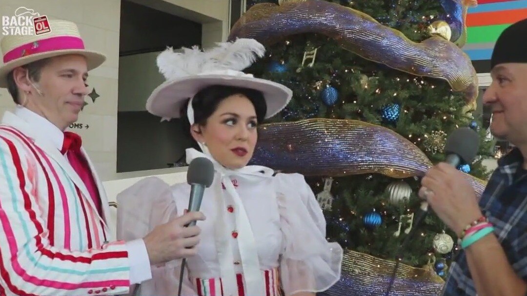 Backstage with Mary Poppins at Theater Under The Stars