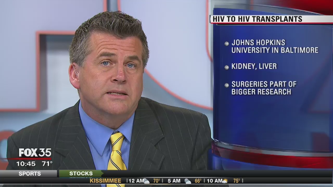 HIV positive organ transplant