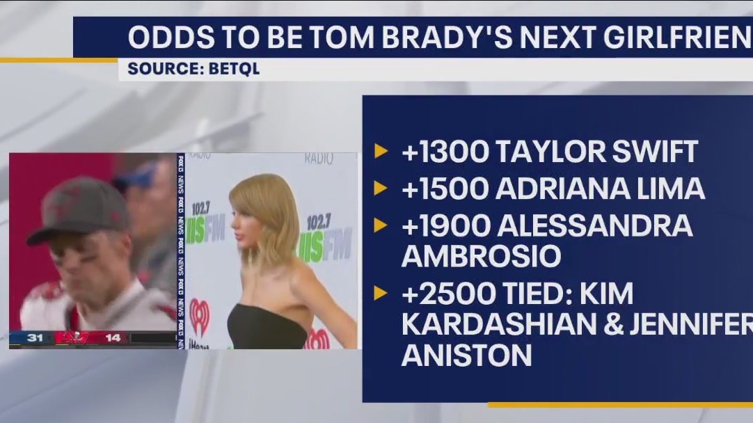 Taylor Swift the favorite to be Tom Brady's next girlfriend
