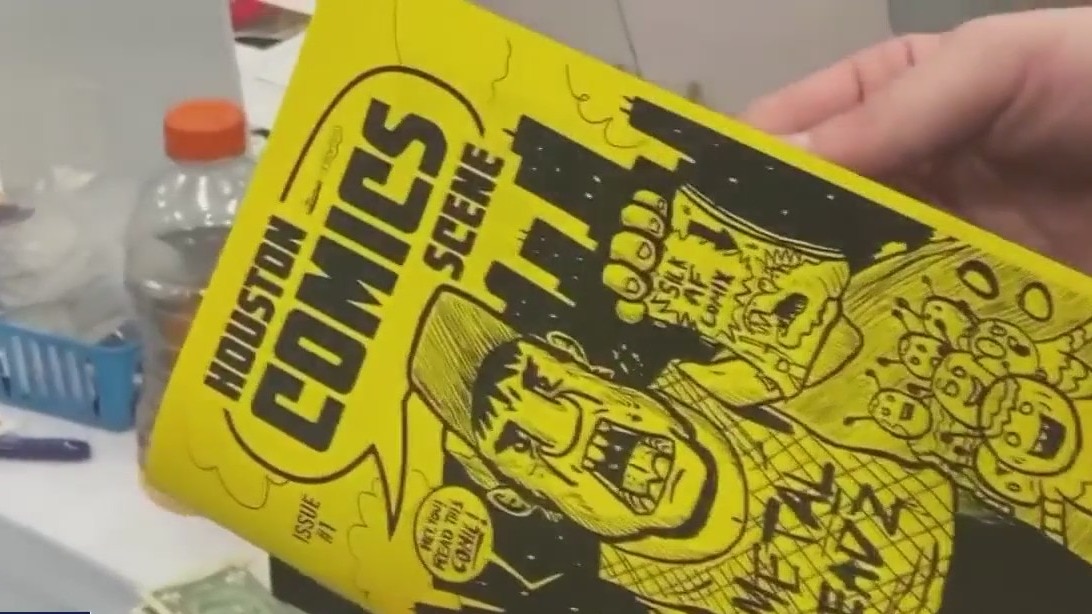 Houston artist hoping to put comic book back together after break-in