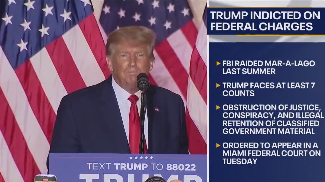 Donald Trump indicted, becoming the first former president to be indicted on the federal level