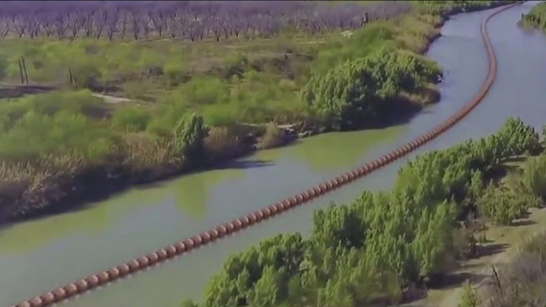 Military-grade buoys deployed to help Texas with border security
