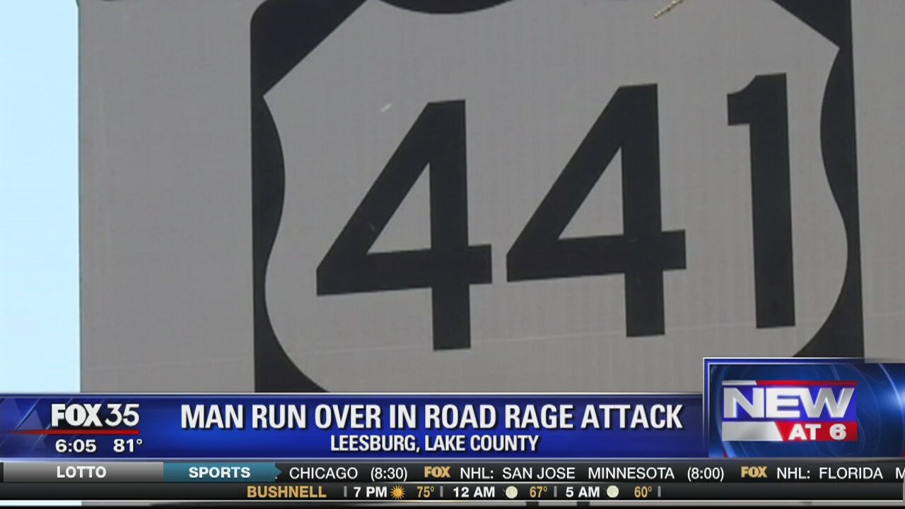 Police say man run over in road rage incident