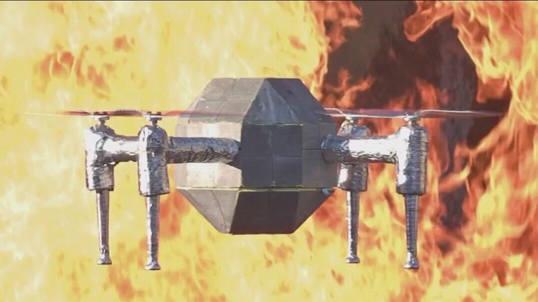 Heat resistant drones the future of fighting wildfires | FOX 26 Houston