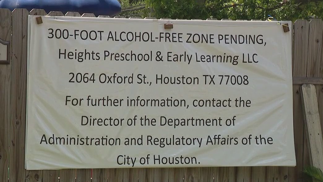 Houston approves alcohol-free zone near Heights Preschool