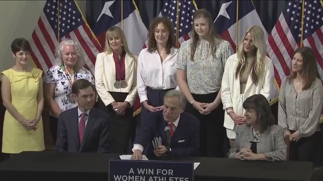 Governor Abbott signs 'Save Women's Sports' Act amid debate over trans athlete inclusion