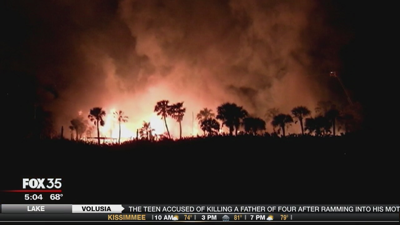 Fire of mansion in Cocoa undetermined | FOX 35 Orlando