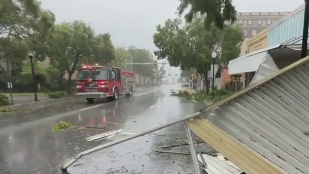 Hurricane Idalia brings storm sure, one death