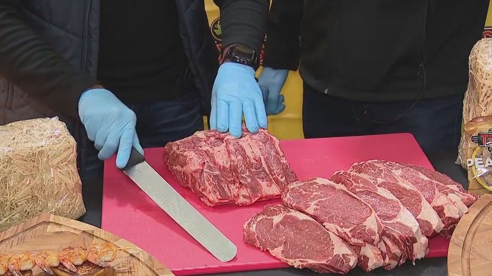 Aerodome ice rink hosts ultimate meat-slicing battle