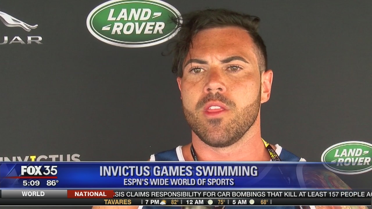 Local competitor swims at Invictus Games