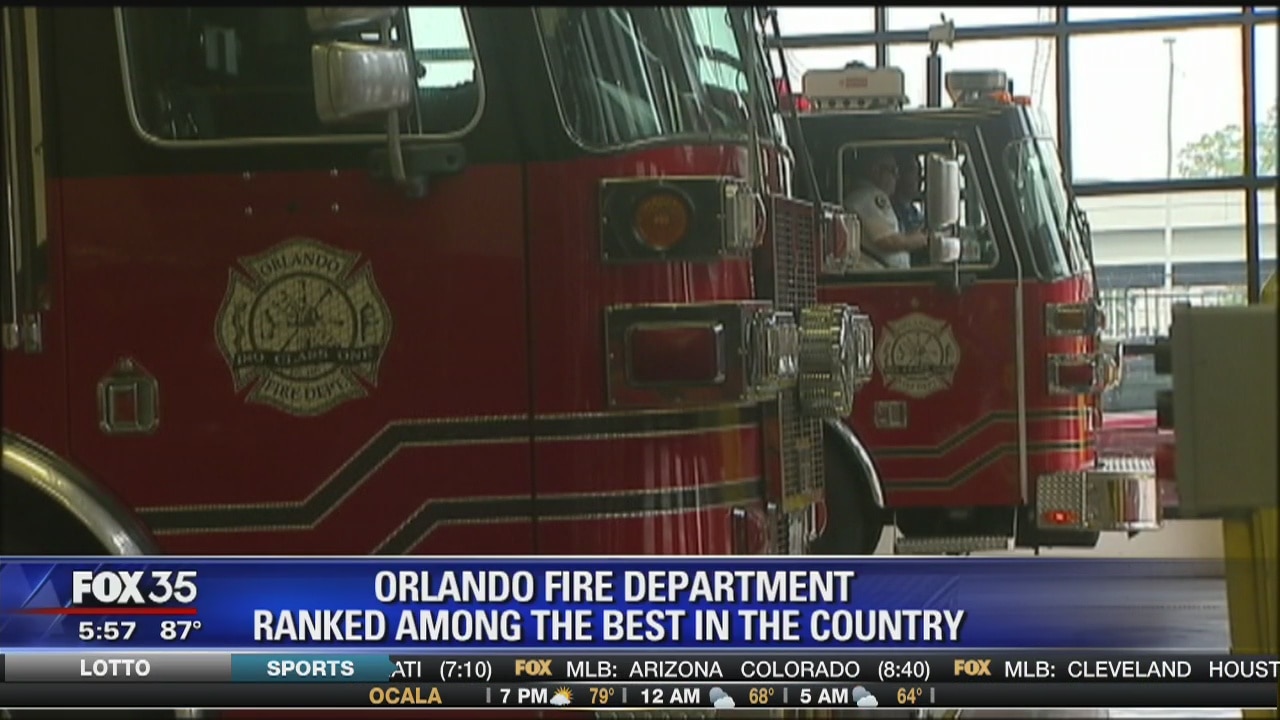 Orlando Fire Department ranked among best in nation