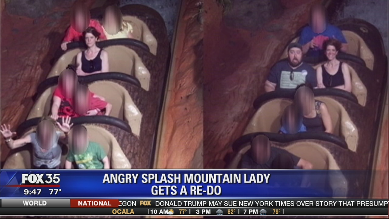 Angry Splash Mountain mom gets a re-do