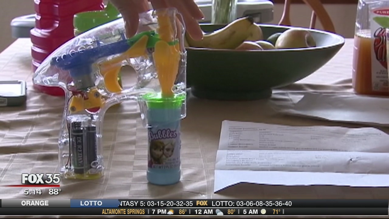 Kindergartner suspended over toy bubble gun