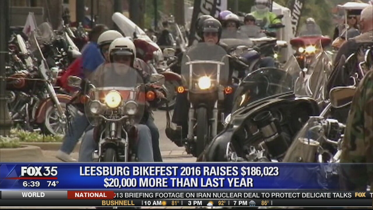 Leesburg Bikefest 2016 totals reported