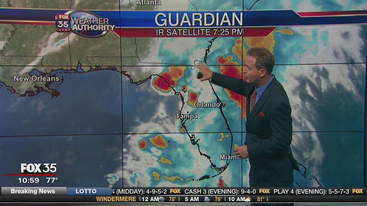 Colin close to making landfall