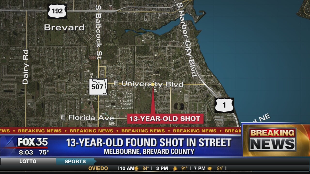 13 year old shot