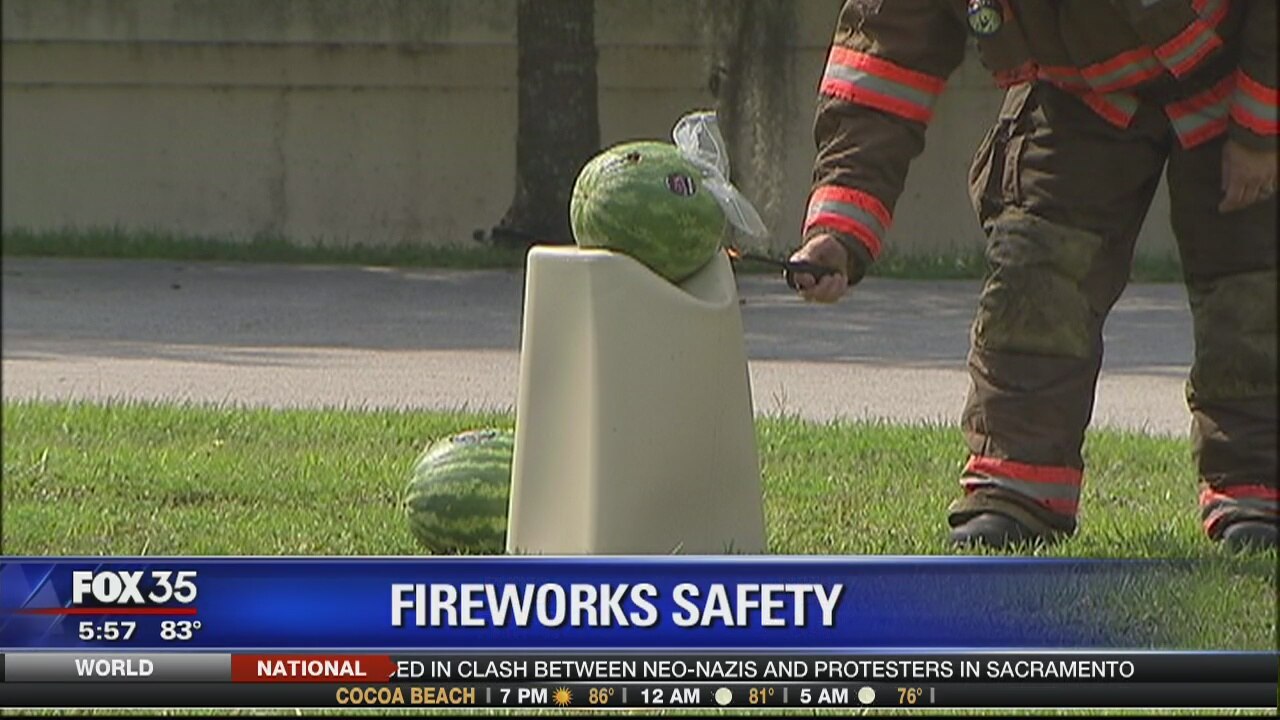 Fireworks safety