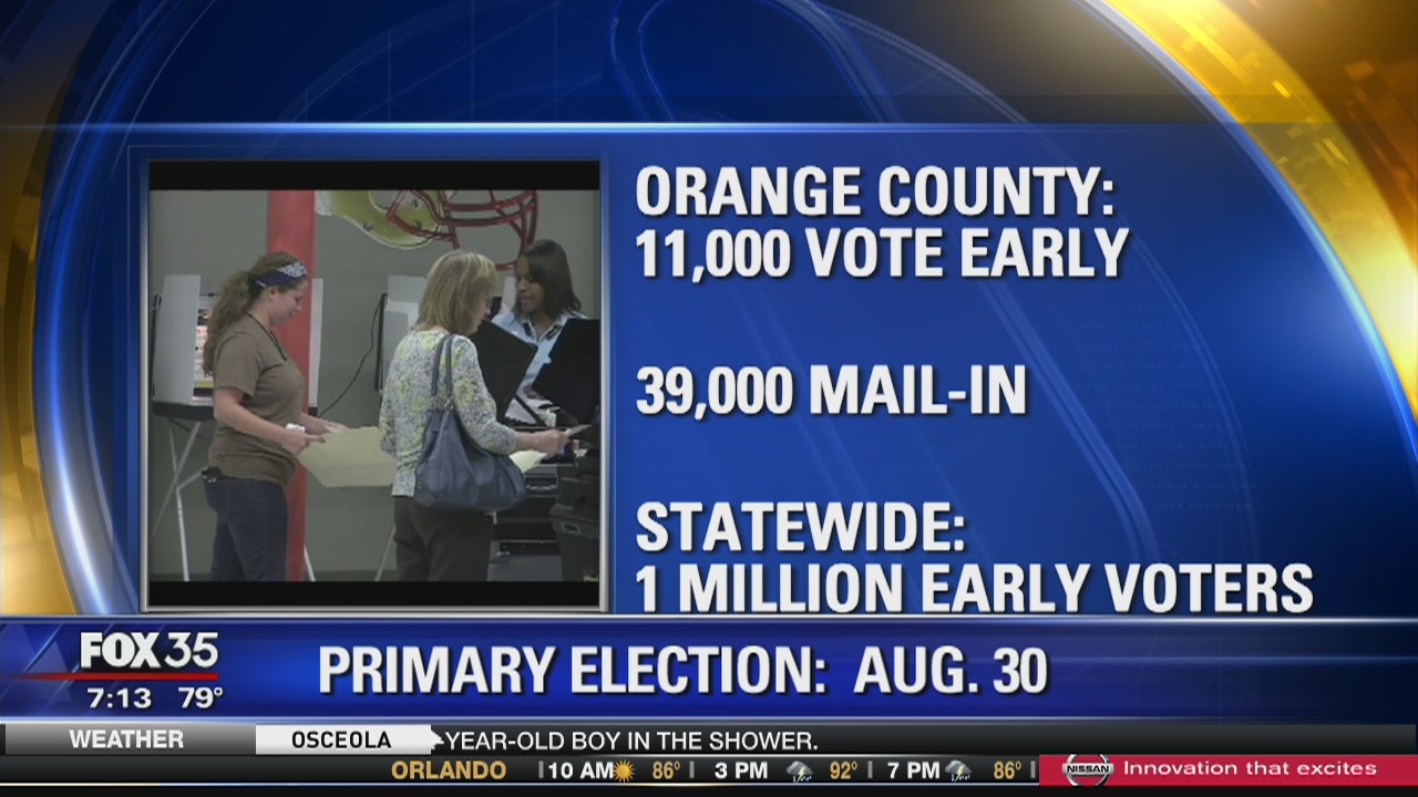 One week to August 30th election