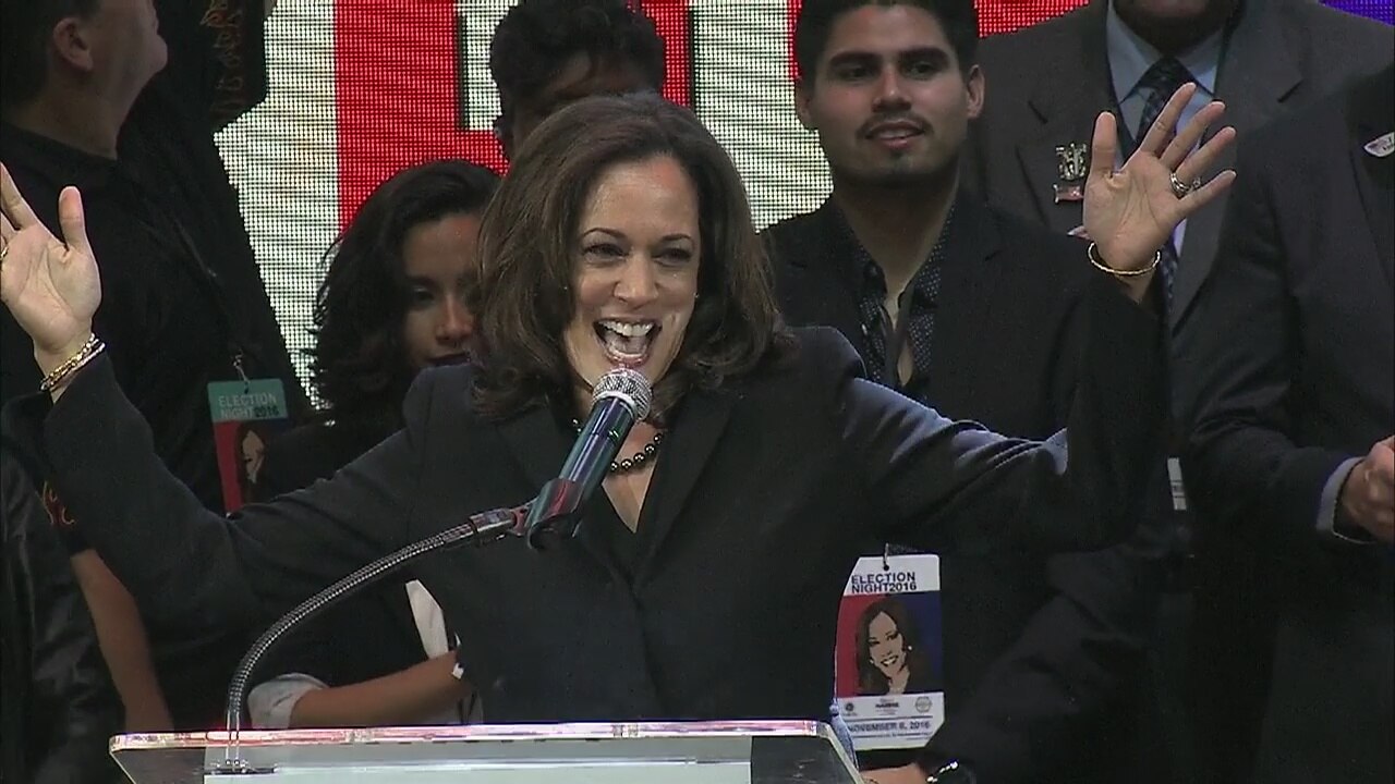 Kamala Harris delivers victory speech after winning US Senate