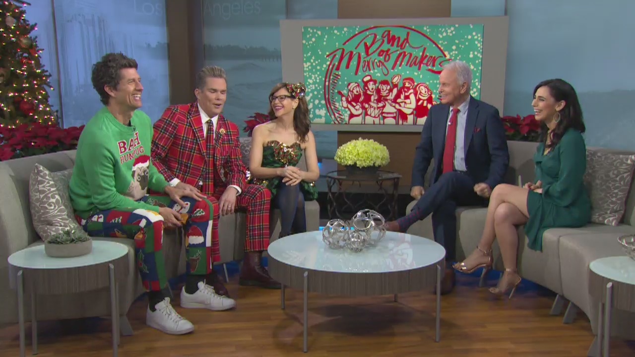 Mark McGrath, Lisa Loeb and Kevin Griffin are The Band of Merrymakers