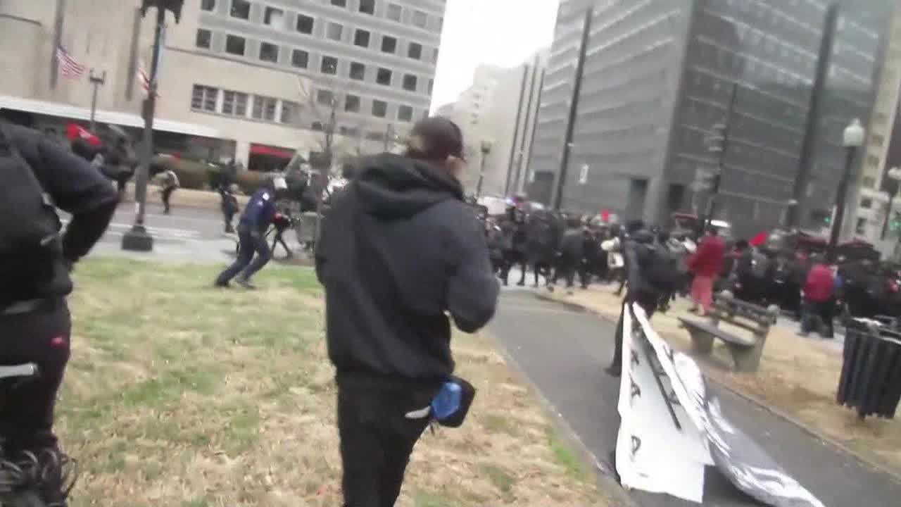 Trump Anarchy protestors