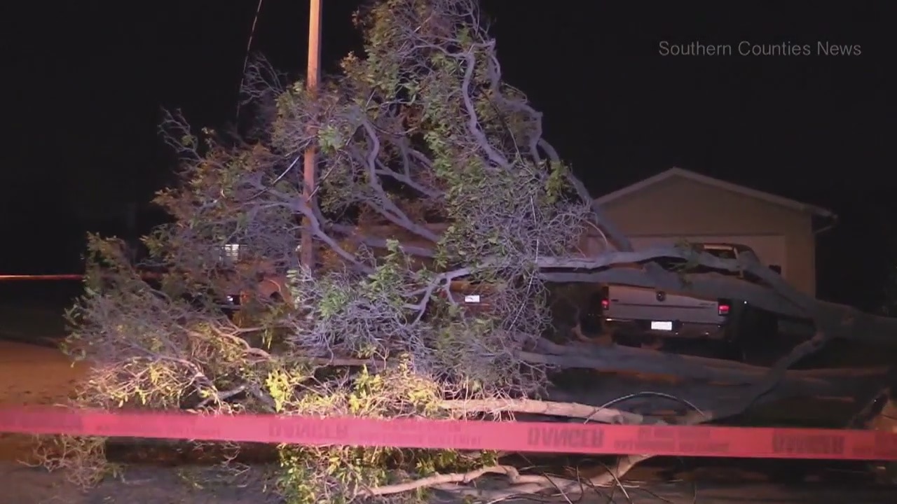 Powerful winds in the Southland