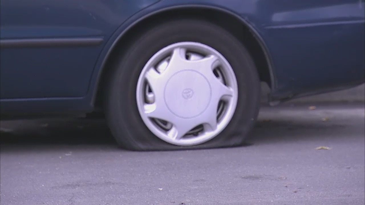 Cars Vandalized in Van Nuys