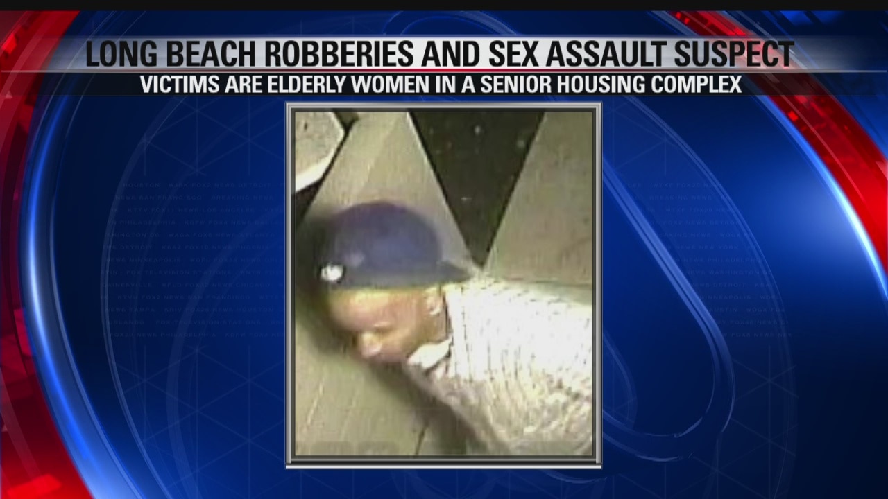 Man sought for robberies, assault at senior home