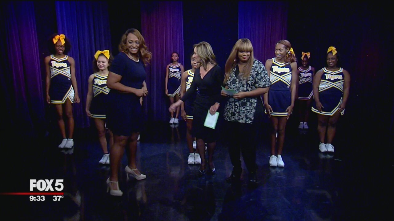 Young Women's Leadership School cheerleaders