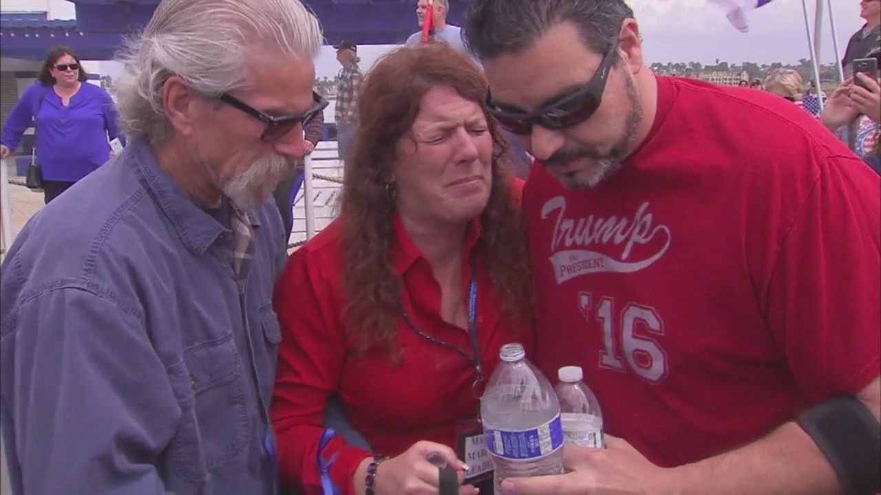 MAGA rally in Huntington Beach