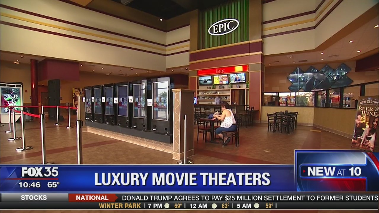 Luxury theater offers comfy seat and gourmet grub