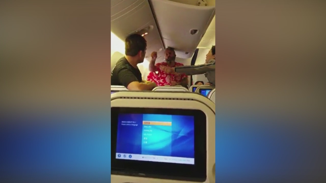 VIDEO: Violent pre-flight brawl aboard ANA flight