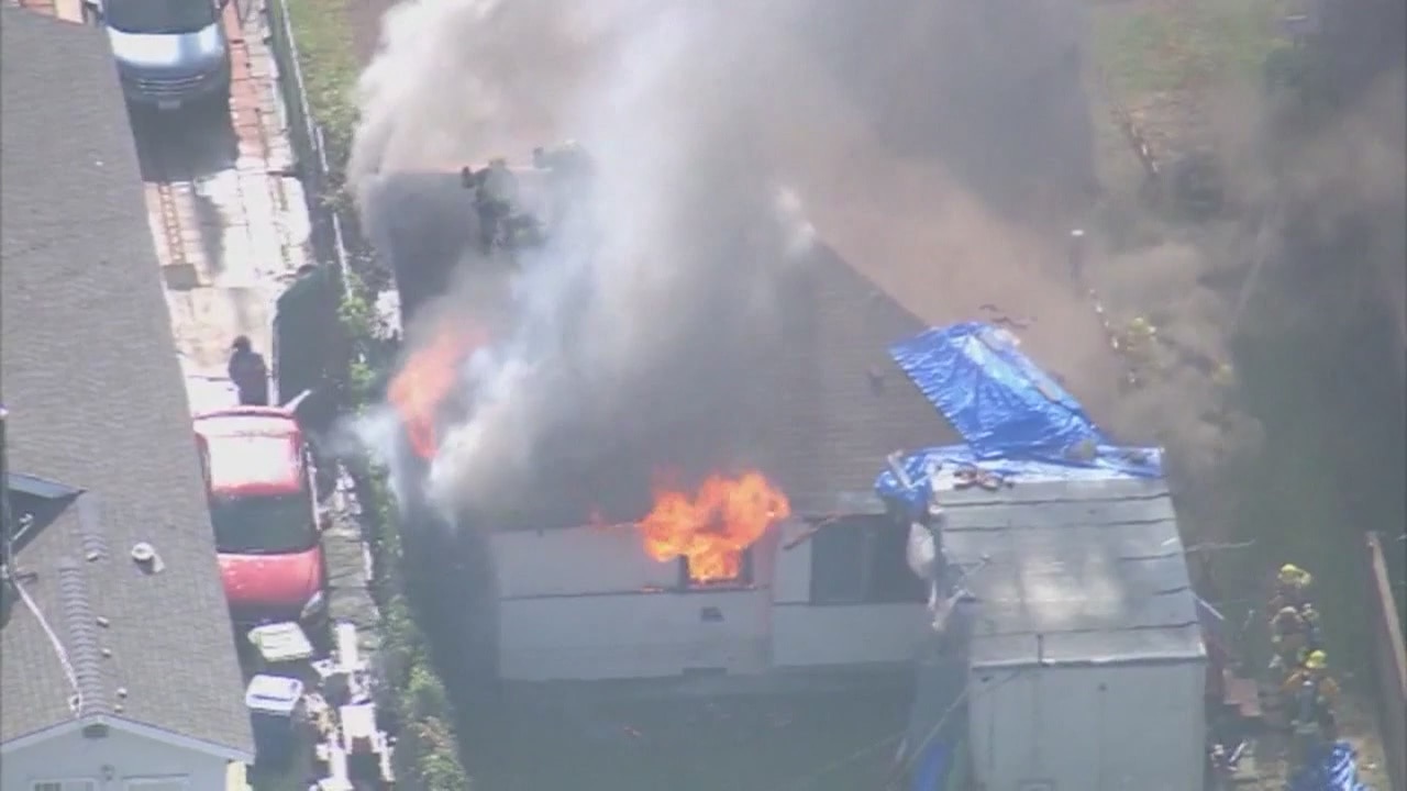 Two injured in South LA house fire