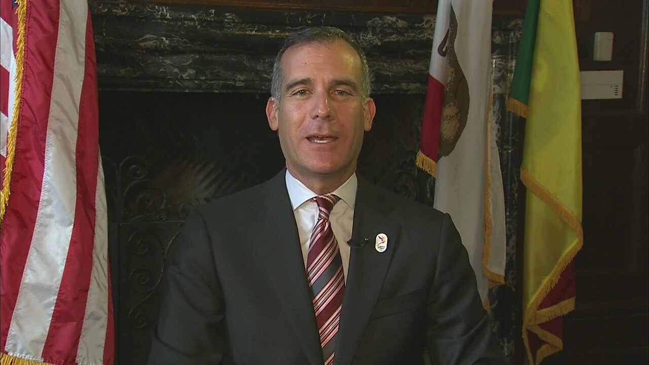 Mayor Garcetti on LA vs Paris for 2024 Olympics