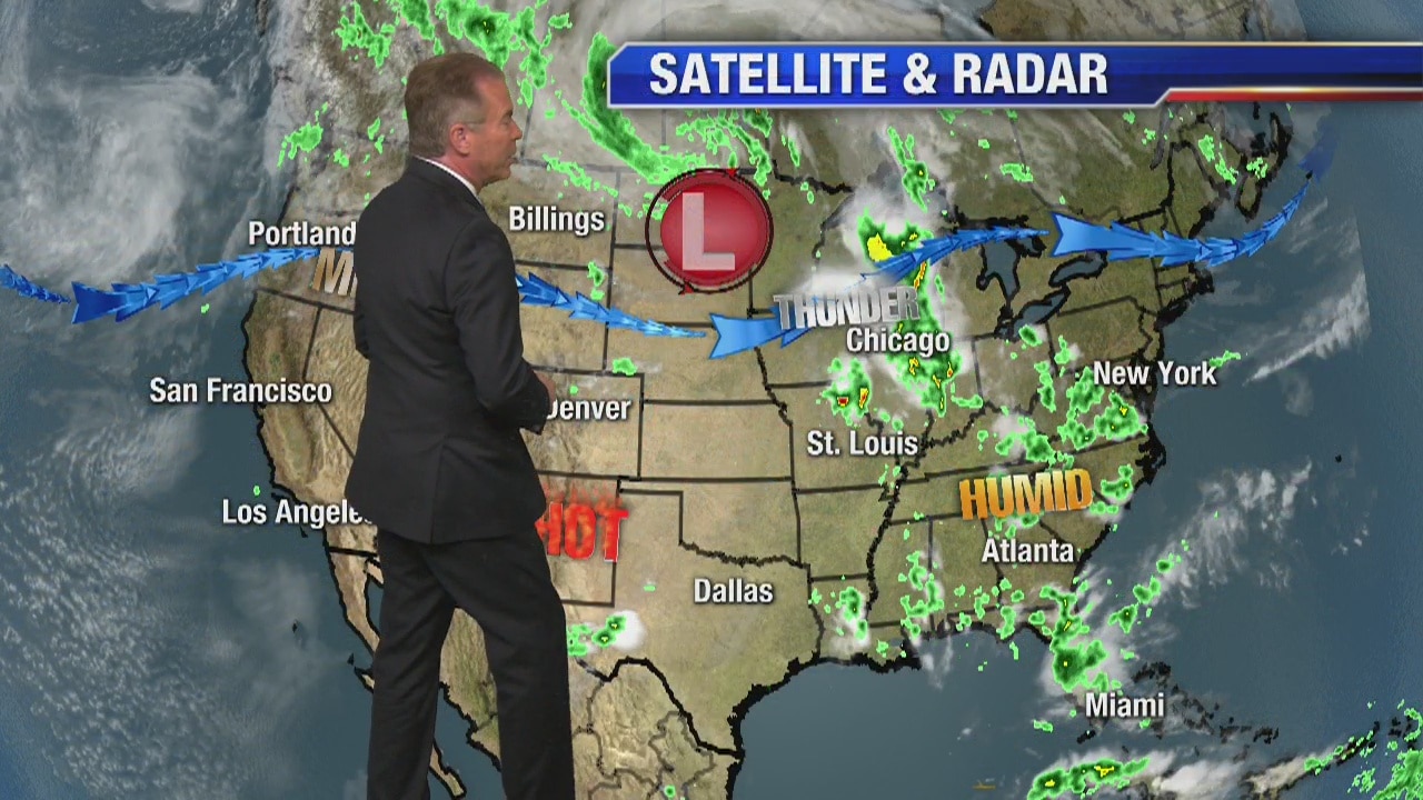 Wednesday evening weather forecast