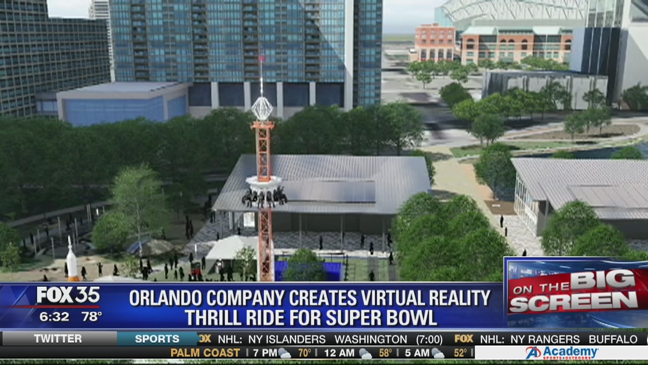 Orlando company creates VR thrill ride for Super Bowl