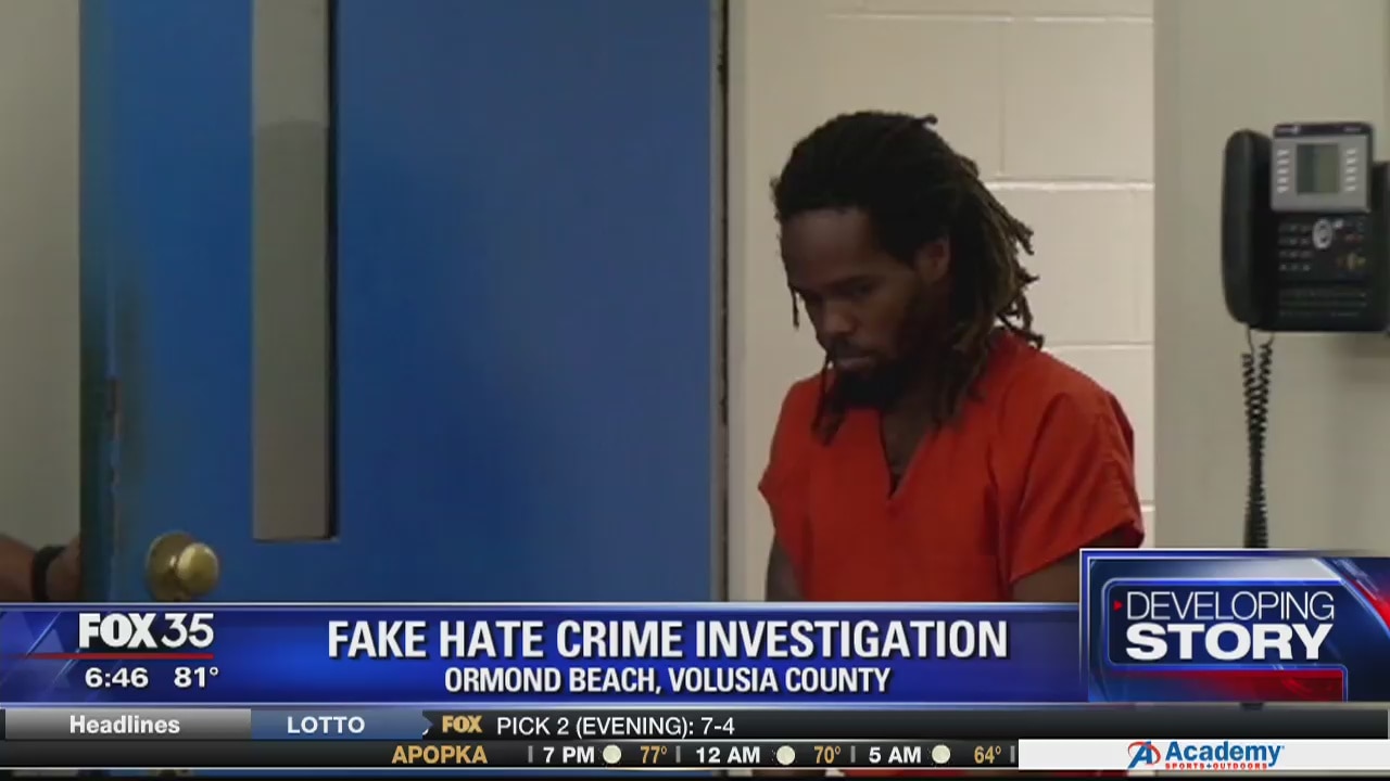 Fake hate crime investigation