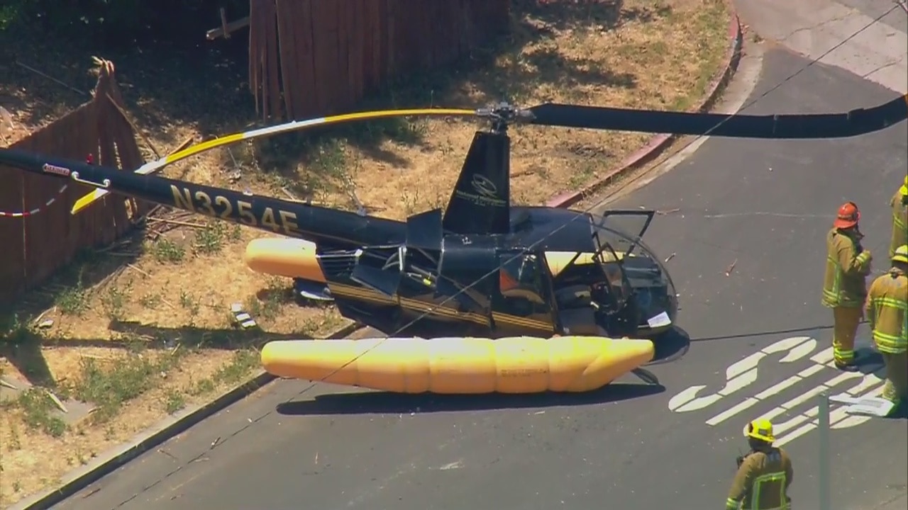 Helicopter emergency crash landing