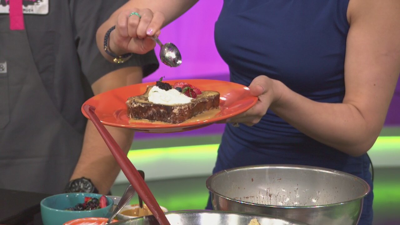 Recipe: Pink Taco's Mexican Bread Pudding French Toast