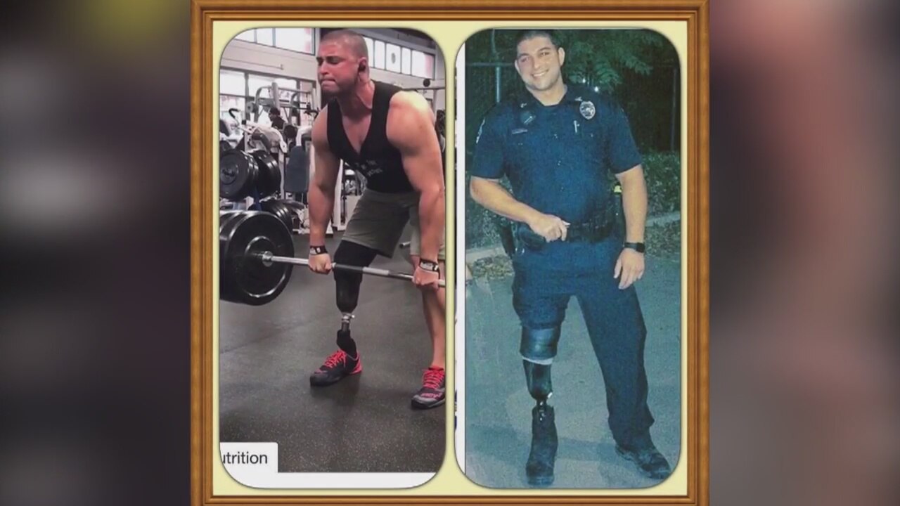 Amputee LA cop competes