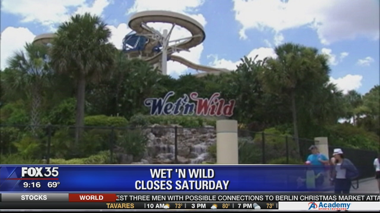Wet N' Wild to close Saturday