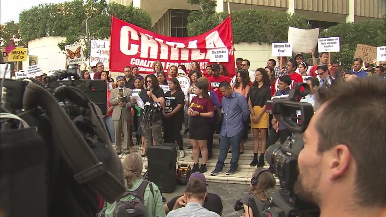 DACA rally downtown LA